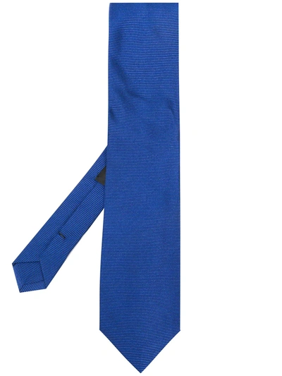 Etro Pegaso 刺绣领带 In Blue