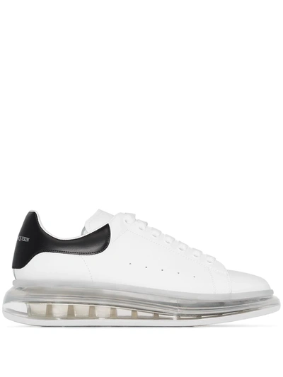 Alexander Mcqueen Oversized Runner Sneakrs In White