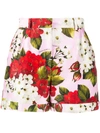 DOLCE & GABBANA FLORAL-PRINT SHORTS