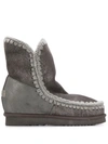MOU SHEARLING LINED ANKLE BOOTS