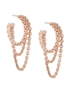 WOUTERS & HENDRIX REVES DE REVES CHAIN HOOP EARRINGS