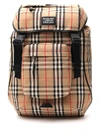 BURBERRY BURBERRY VINTAGE CHECK LOGO BACKPACK