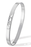 Messika Move Noa 18-karat White Gold Diamond Bangle In White Gold/ Diamond
