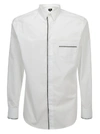 FENDI FENDI CONTRASTING TRIM SHIRT