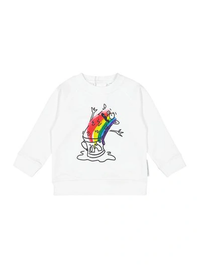 Stella Mccartney Kids Sweatshirt For Boys In White
