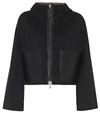 Fendi Reversible Ff Motif Hooded Jacket In Brown