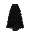 DOLCE & GABBANA TULLE MAXI SKIRT,P00442923