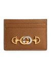 GUCCI LEATHER ZUMI CARD HOLDER,15051161