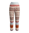 MISSONI PATTERNED KNIT TROUSERS,15051151