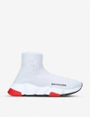 BALENCIAGA SPEED SLIP-ON KNITTED MID-TOP TRAINERS,32917067