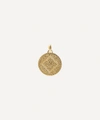 Monica Vinader Gold Plated Vermeil Silver Mini Marie Pendant Charm In Gold Vermeil