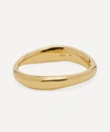 MONICA VINADER GOLD PLATED VERMEIL SILVER NURA REEF STACKING RING,000697723