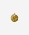 Monica Vinader Gold Plated Vermeil Silver Siren Shore Pendant Charm In Gold