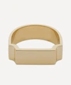 Monica Vinader Signature Recycled 18ct Yellow Gold-plated Vermeil Sterling-silver Ring In Gold