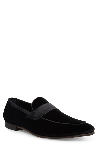 Steve Madden Men's Draake Loafers Men's Shoes In Black Velvet