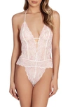 IN BLOOM BY JONQUIL LACE THONG TEDDY,KAT097