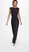 Isabel Marant Guciene Sleeveless Jersey Dress In Black
