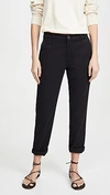 Ag Prima High Waist Ankle Crop Slim Jeans In Super Black