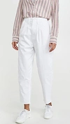 Levi's Pleated Balloon Leg Pants In Bright White