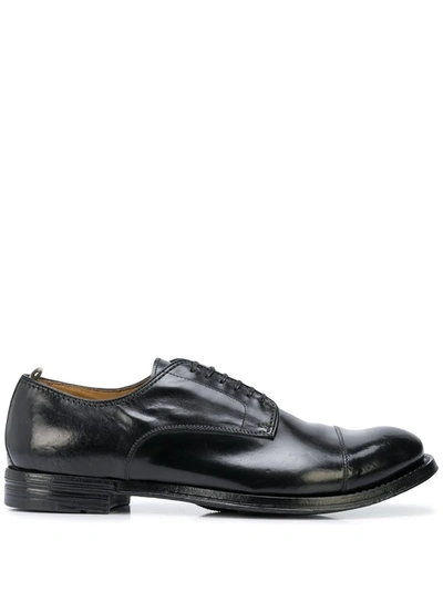 Officine Creative Patent Derby Shoes In Black