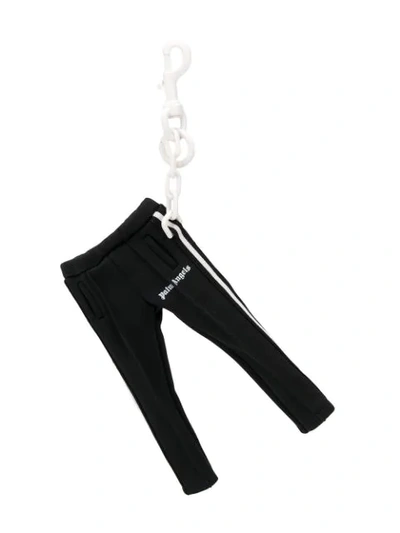Palm Angels Track Trousers Keyring In Black