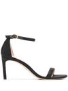 STUART WEITZMAN NU NAKED STRAIGHT SANDALS