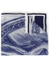 FALIERO SARTI LOGO EMBROIDERED SCARF