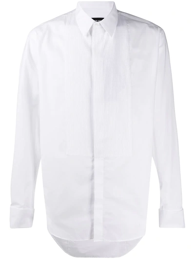 GIORGIO ARMANI PLEATED-BIB FORMAL SHIRT