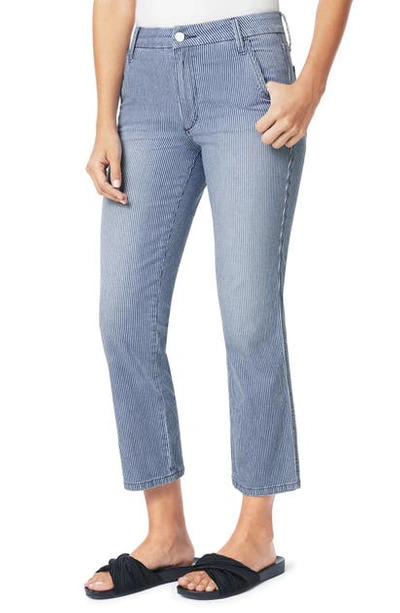 Joe's The Slim Kick High Waist Ankle Jeans In Hickory Stripe