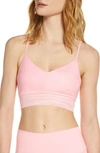 Alo Yoga Yoga Bra In Macaron Pink