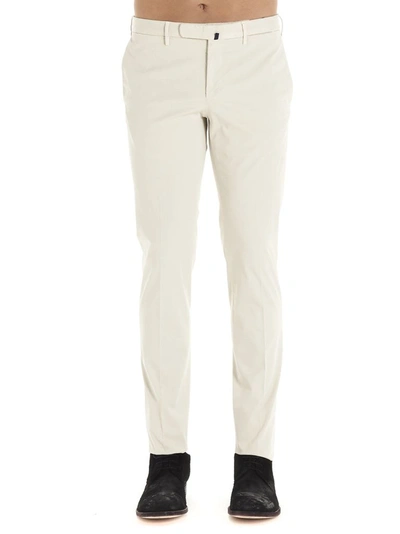 Incotex Low-rise Slim-fit Chinos In White