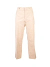 ALANUI ALANUI MEN'S BEIGE COTTON PANTS,LMCF001S20011031W5W5 30