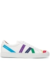 GIVENCHY GIVENCHY MEN'S WHITE LEATHER SNEAKERS,BH0002H0L2960 45