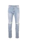 GIVENCHY GIVENCHY MEN'S LIGHT BLUE COTTON JEANS,BM50G250CK452 32