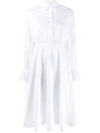 VALENTINO VALENTINO WOMEN'S WHITE COTTON DRESS,TB3VAR204HP0BO 40