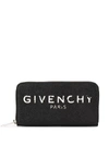 Givenchy Iconic Prints Continental Wallet In Black