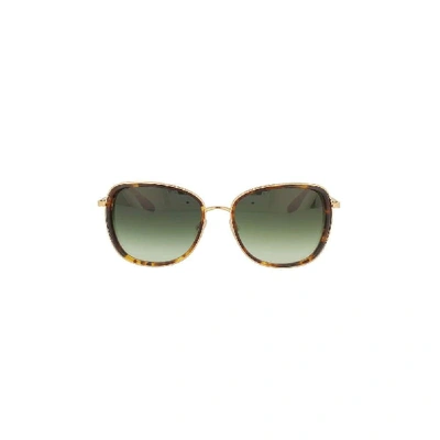 Barton Perreira Women's Gold Metal Sunglasses
