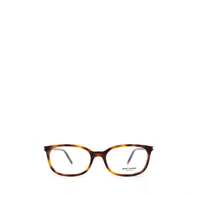 Saint Laurent Women's Brown Acetate Glasses