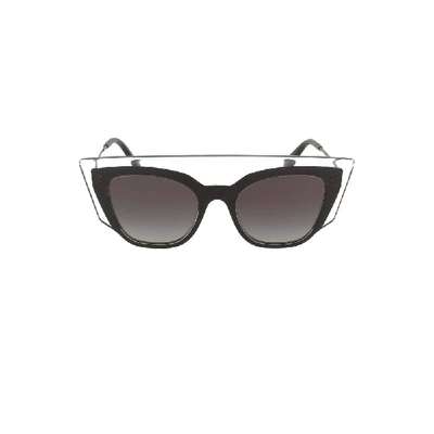 Valentino Women's Black Acetate Sunglasses