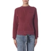 Ben Taverniti Unravel Project Unravel Project Crew Neck Sweatshirt In Burgundy
