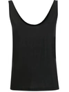 Rick Owens Womens Black Synthetic Fibers Top In Black