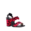 ALBERTO GOZZI ALBERTO GOZZI WOMEN'S BLACK COTTON SANDALS,DAYA268GLE 39