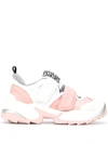 SERGIO ROSSI SERGIO ROSSI WOMEN'S PINK LEATHER SNEAKERS,A89430MFN8975628 35