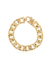 LAUD 18KT YELLOW GOLD DIAMOND LINK CHAIN BRACELET