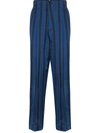 HAIDER ACKERMANN STRIPED TAILORED TROUSERS