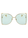 GUCCI GUCCI EYEWEAR OVERSIZED SUNGLASSES