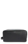 SAINT LAURENT LEATHER DOPP KIT,6093471GF0N