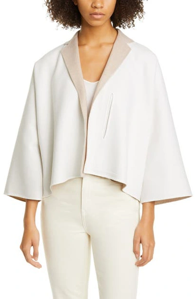 Sofie D'hoore Double Face Wool Jacket In Ivory