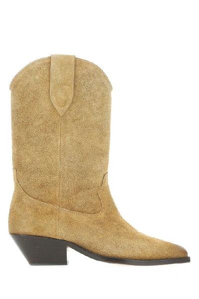 Isabel Marant Duerto Cowboy Boots In Taupe