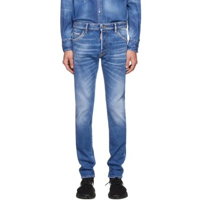 Dsquared2 蓝色 Cool Guy Proper 水洗牛仔裤 In Blue